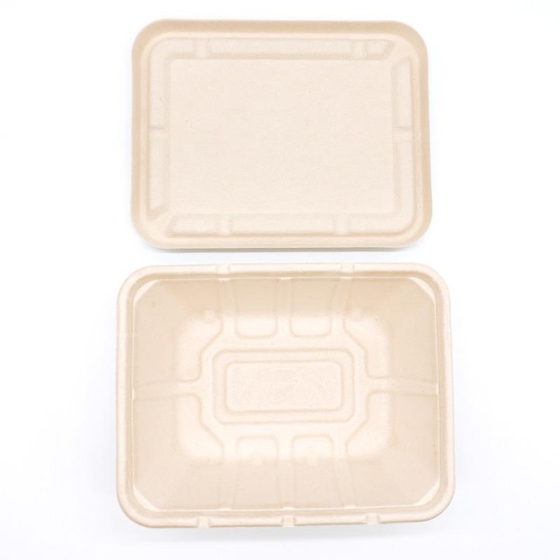 Bagasse Food Packaging Containers with Lids